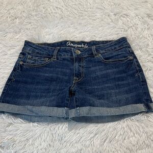 Aeropostale Dark Blue Jean Shorts WOMENS SIZE 2 BOYFRIEND